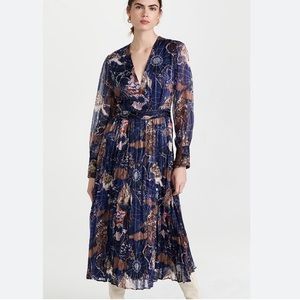 Scotch & Soda Midi Pleated Dress